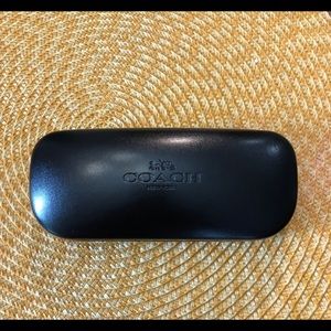 Coach Black Leather Case.